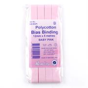 HEMLINE HANGSELL - Bias Binding 12mm x 5m - baby pink
